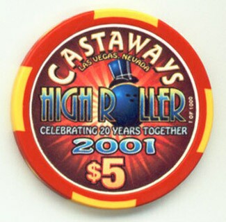 Castaways Casino High Roller $5 Casino Chip