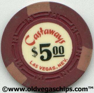 Las Vegas Castaways Casino $5 Casino Chip 