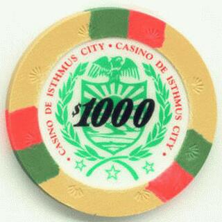 James Bond Casino De Isthmus City $1000 Poker Chips