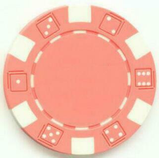 Dice Mold Pink 11.5 Gram Clay Poker Chips