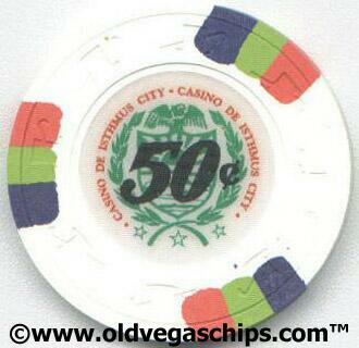 James Bond Casino De Isthmus City Paul-Son 50¢ Poker Chips