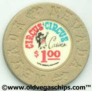 Las Vegas Circus Circus $1 Casino Chip