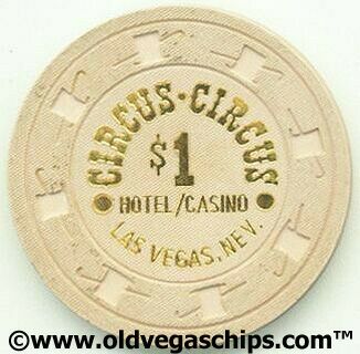 Las Vegas Circus Circus $1 Casino Chip