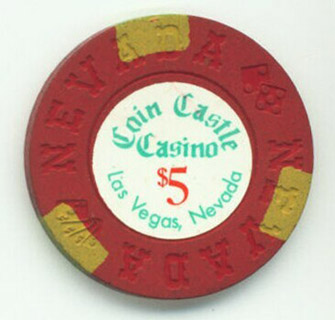Las Vegas Coin Castle $5 Casino Poker Chip