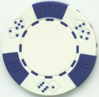 Kings Crown White 11.5 Gram Clay Poker Chips