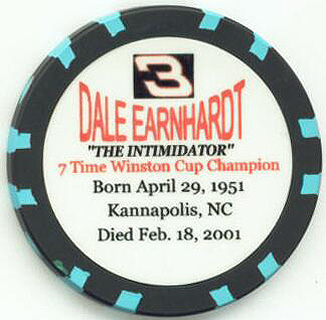 Dale Earnhardt Casino Chip