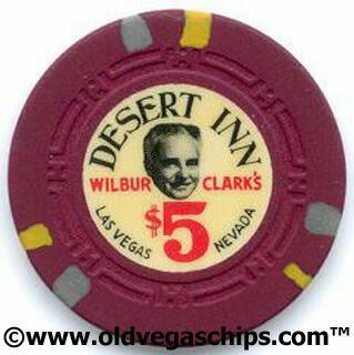 Wilbur Clark's Desert Inn $5 Casino Chip