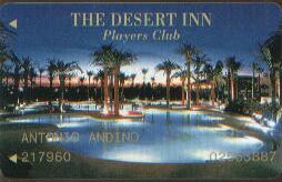Desert Inn Casino Slot Club Card