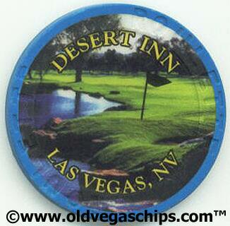 Las Vegas Desert Inn Golf Course Blue Roulette Chip