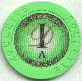 Las Vegas Desert Inn Last Issue Green Roulette Chip