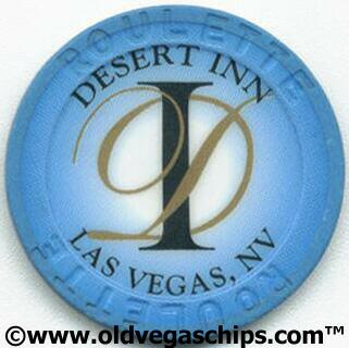 Las Vegas Desert Inn Light Blue Roulette Chip