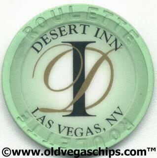 Las Vegas Desert Inn Green Roulette Chip