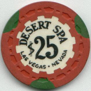 Las Vegas Desert Spa $25 Casino Chip