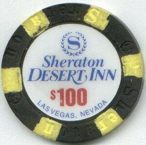 Las Vegas Sheraton Desert Inn $100 Casino Chip