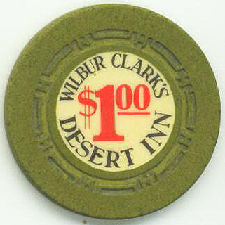 Wilbur Clark's Desert Inn $1 Casino Chip