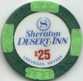 Las Vegas Sheraton Desert Inn $25 Casino Chip