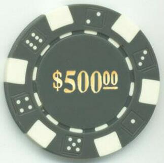 Las Vegas Gold $500 Poker Chips 