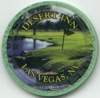 Las Vegas Desert Inn Golf Course Green Roulette Chip