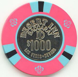 Las Vegas Desert Inn Baccarat $1,000 Casino Chip