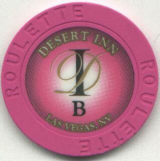 Las Vegas Desert Inn Last Issue Fuchsia Roulette Chip