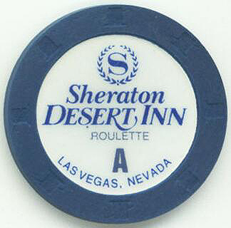 Las Vegas Sheraton Desert Inn Blue Roulette Casino Chip