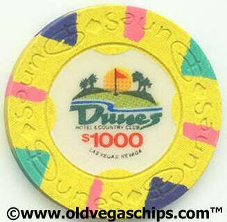 Dunes Hotel $100 Casino Chip