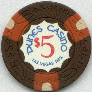 Las Vegas Dunes Hotel $5 1960's Casino Chip
