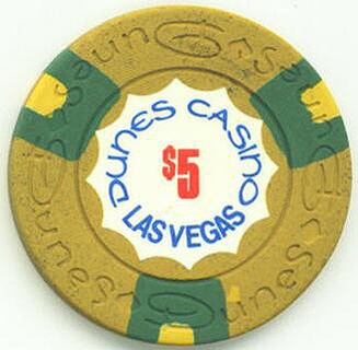 Las Vegas Dunes Hotel $5 Casino Chip - Very Rare