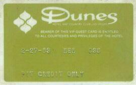 Las Vegas Dunes Casino Casino Credit Card