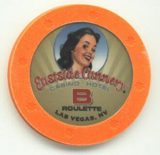 Las Vegas Eastside Cannery Casino Orange Roulette Chip
