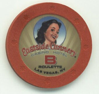 Las Vegas Eastside Cannery Casino Brown Roulette Chip
