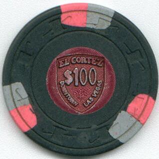 Las Vegas El Cortez $100 Casino Chip