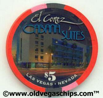 EL Cortez Cabana Suites 2009 $5 Casino Chip