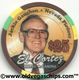 Las Vegas El Cortez Jackie Gaughan $25 Casino Chip