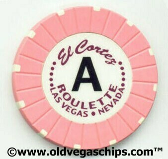 Las Vegas El Cortez Pink Roulette Casino Chip