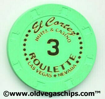 Las Vegas El Cortez Casino Green Roulette Casino Chip