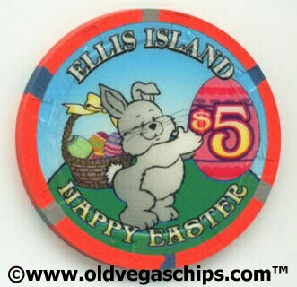 Ellis Island Casino Easter 2007 $5 Casino Chip