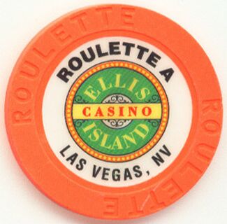 Las Vegas Ellis Island Red Roulette Casino Chips