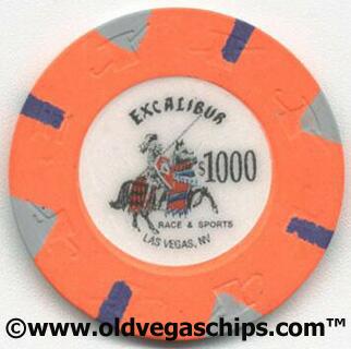 Excalibur Hotel $1,000 Casino Chip