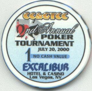 Las Vegas Excalibur Hotel NCV $1 Casino Chip