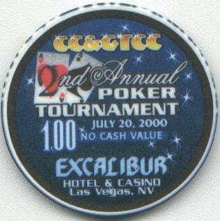 Las Vegas Excalibur NCV $100 Casino Chip