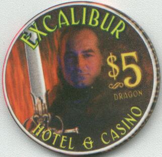 Excalibur Hotel Dragon $5 Chip