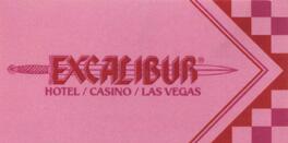 Las Vegas Excalibur Hotel Room Key