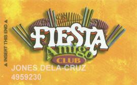 Las Vegas Fiesta Casino Slot Club Card