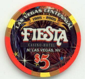 Fiesta Casino Las Vegas Centennial $5 Casino Chip 
