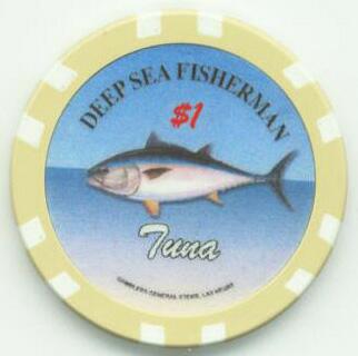 Tuna Fish Poker Chip - Deep Sea Fisherman Poker Chip Series