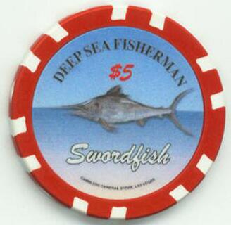 Swordfish Poker Chip - Deep Sea Fisherman Poker Chip Series