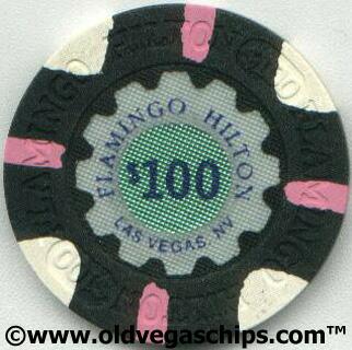 Flamingo Hilton $100 Casino Chip