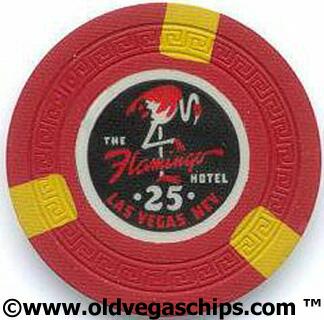 Las Vegas Flamingo Hotel $5 Casino Chip - 1950's