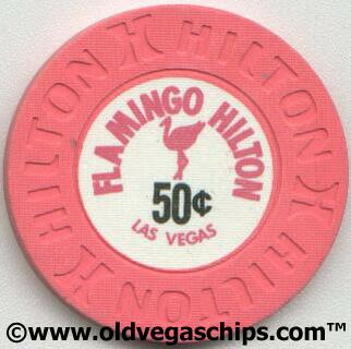Flamingo Hilton 50¢ Casino Chip